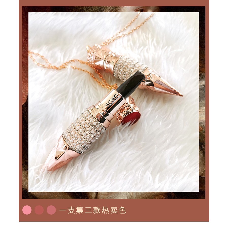 Son môi 3 màu kim cương AG AG siêu lì