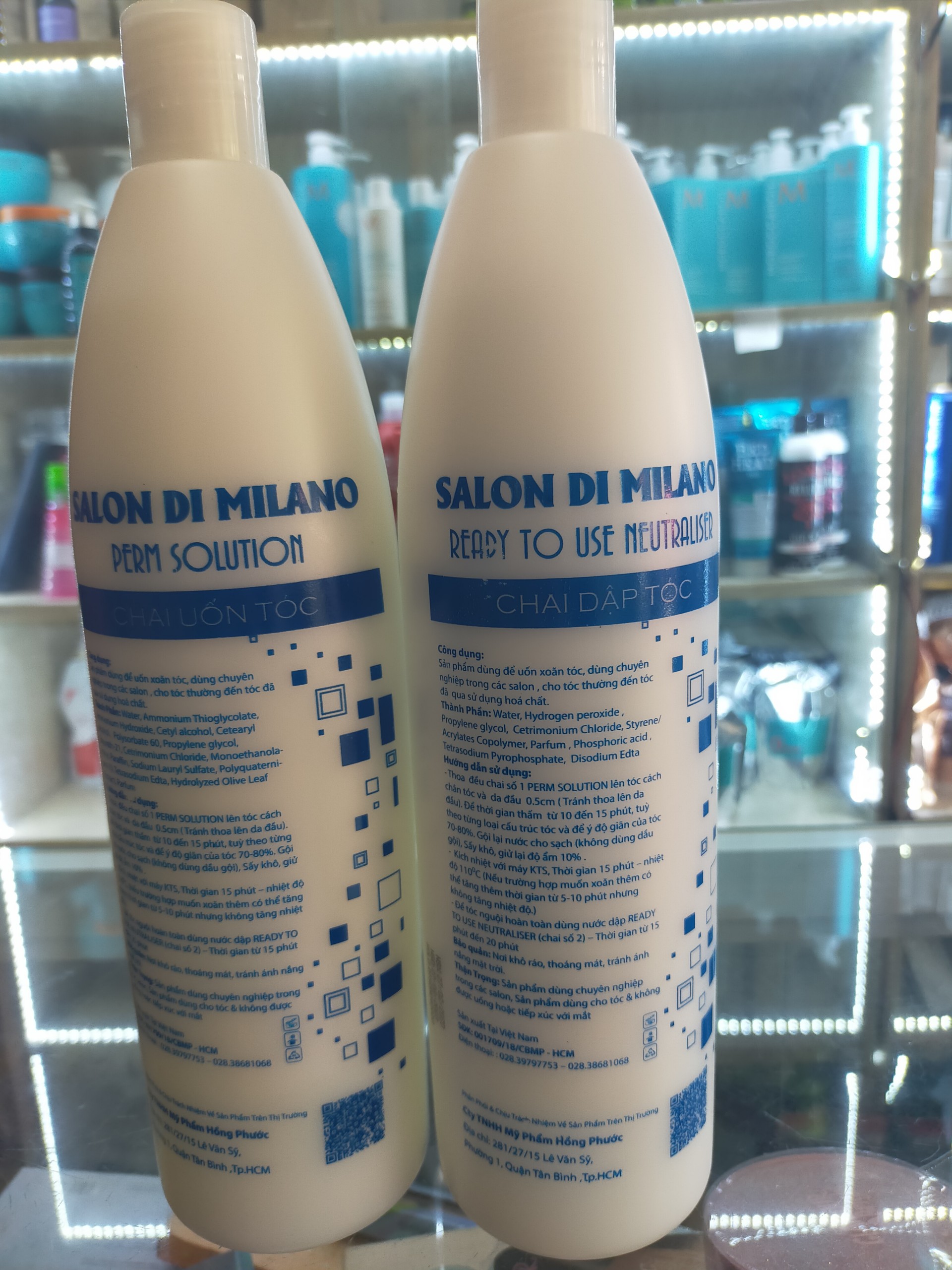 CẶP  UỐN TÓC MILANO 1000ML*2 mẫu mới