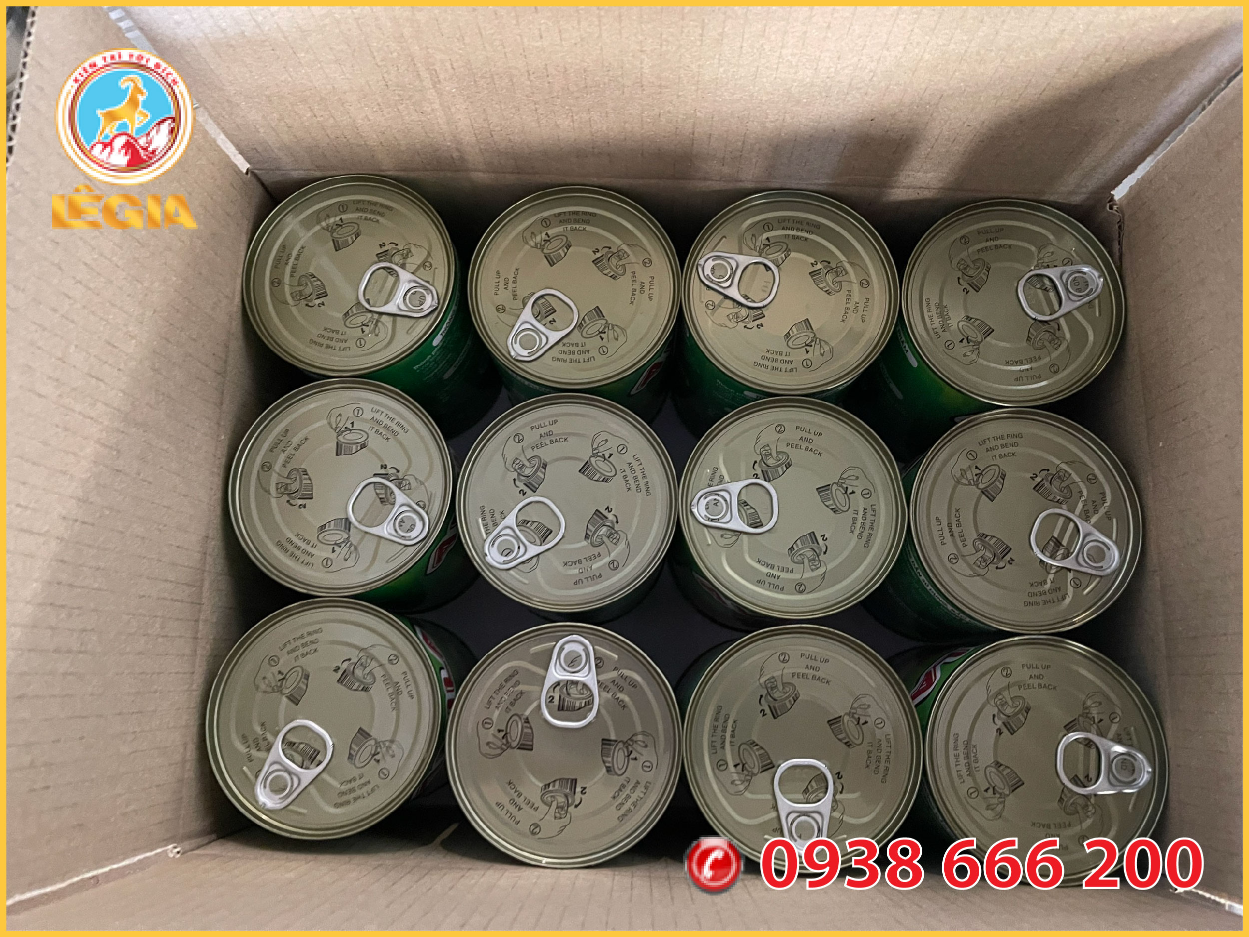 Vải Thiều Nước Đường Đóng Lon AVILA 565G