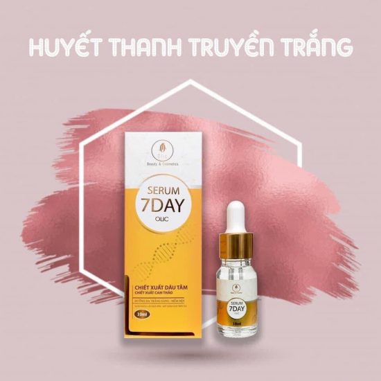 Huyết thanh truyền trắng 7Days Olic