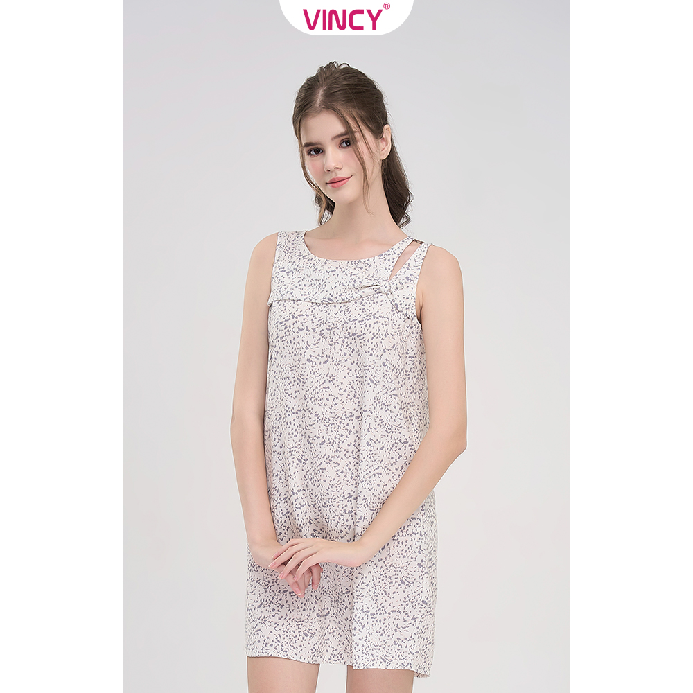 Đầm satin vincy thoáng mát dds050w21