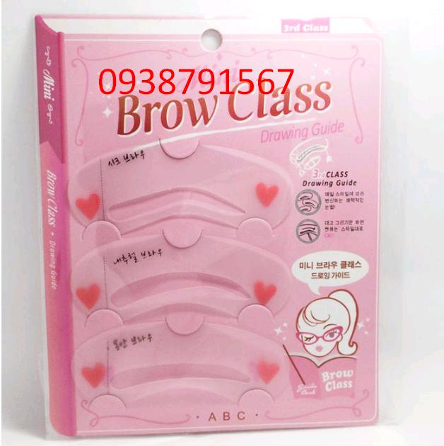 [HCM]KHUÔN VẼ LÔNG MÀY 3 KIỂU MINI KOREA
