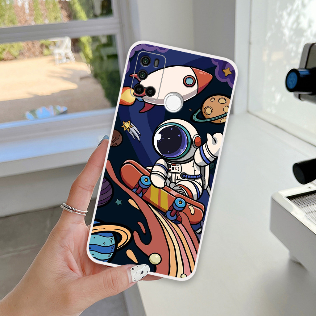 Ốp lưng Vsmart Joy 4 hình vũ trụ, phi hành gia astronaut độc đáo