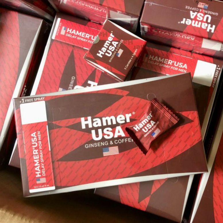 Kẹo ngậm sâm Hamerr Mỹ chính hãng giúp hỗ trợ sức khỏe phái nam