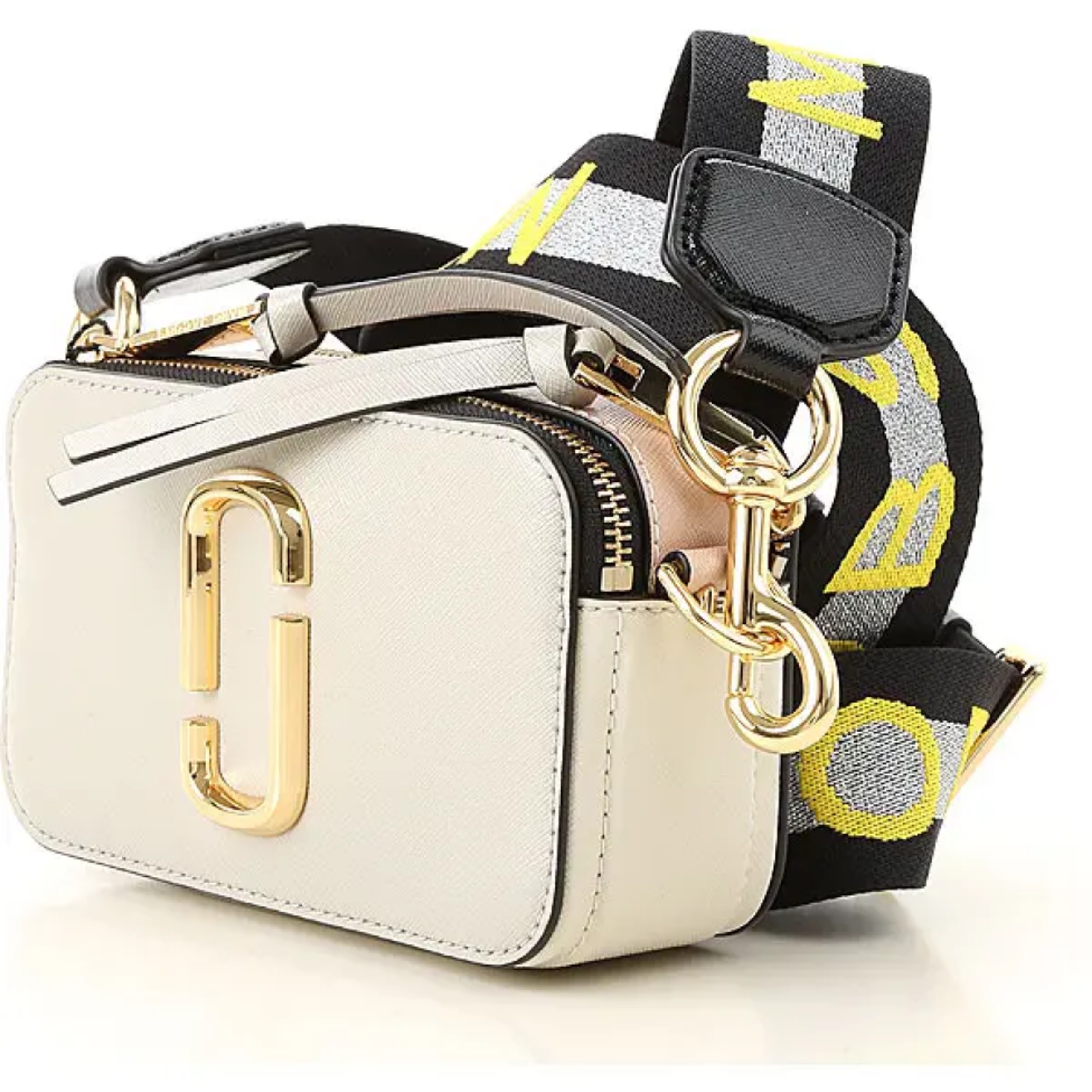 Túi Đeo Chéo Marc Jacobs Snapshot Shoulder Bag Monogram trắng