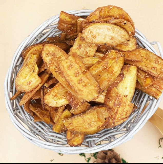 500g CHUỐI MÈ SẤY GIÒN