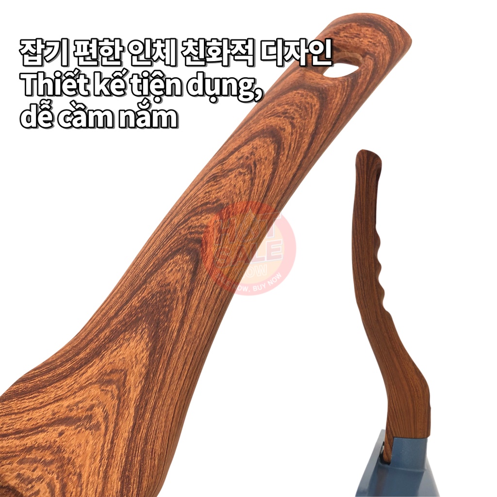 [Hàng chính hãng] Chảo vuông vân đá đáy từ Ceramic ECORAMIC Hàn Quốc