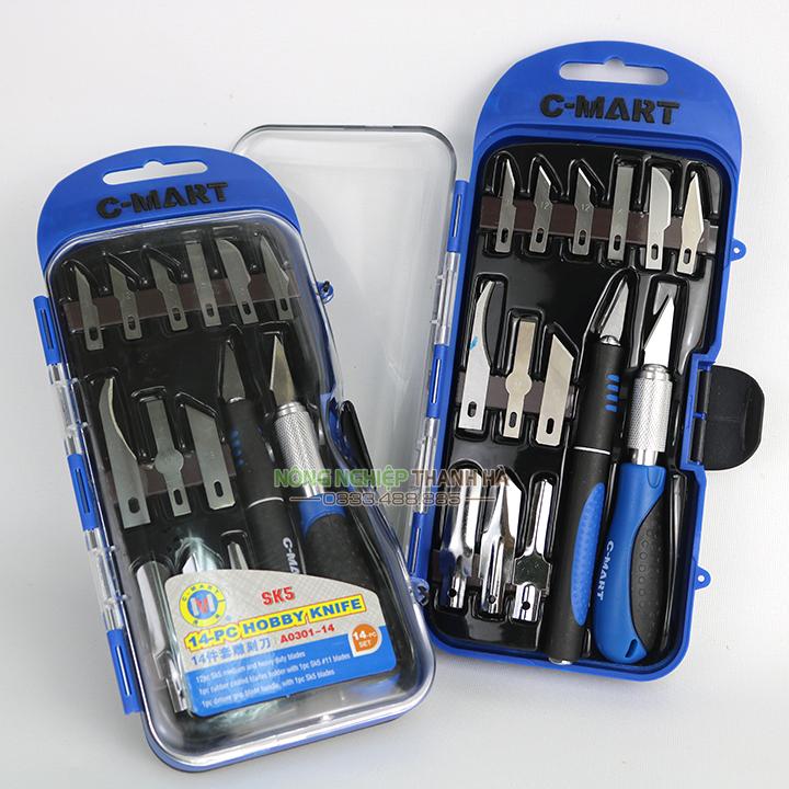Bộ dao cắt tỉa hoa quả 14 lưỡi đa năng