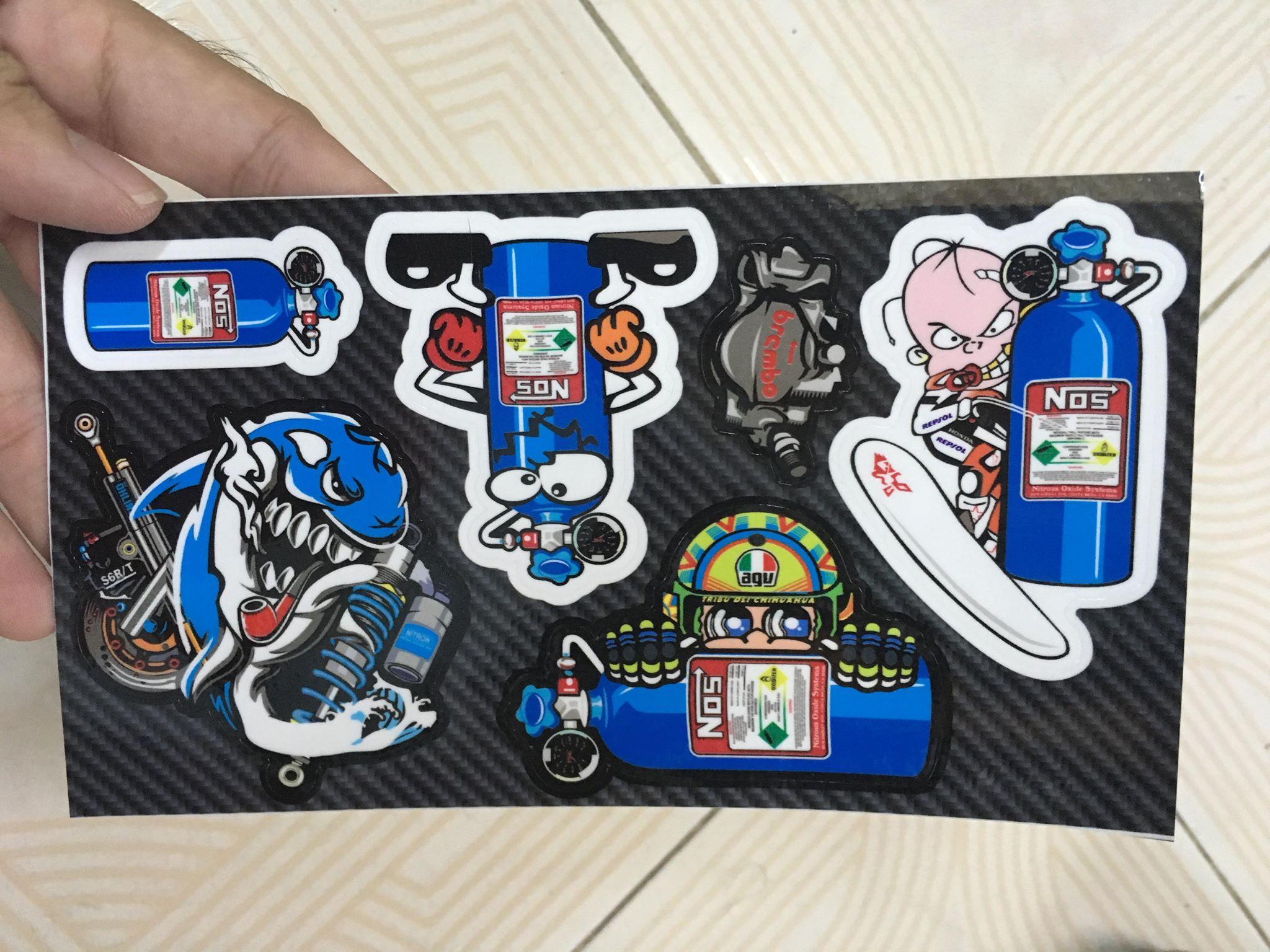 Tem logo tấm chữ nhật 10x18cm,