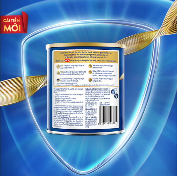 [ Tích lũy + Hoàn 50k] Sữa bột Ensure Gold Abbott (HMB) lúa mạch 850g date 2024