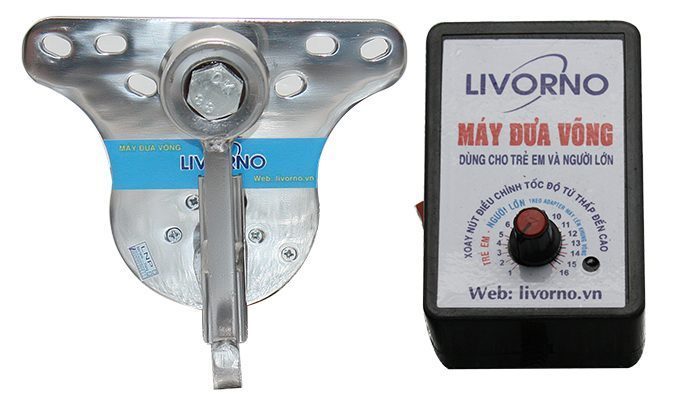 Máy đưa võng trẻ em tự động cao cấp Livorno LVR-01 - CẢ BỘ - Sản phẩm dành cho khách LẦN ĐẦU mua sử dụng cho bé