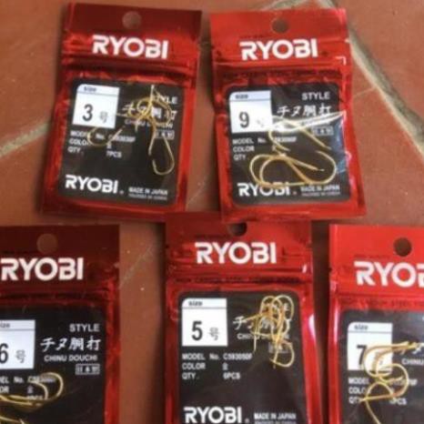 [Sale] [Lưỡi Câu Chính Hãng] Lưỡi Câu Cá Lưỡi Câu Ryobi Nhật Siêu Bền