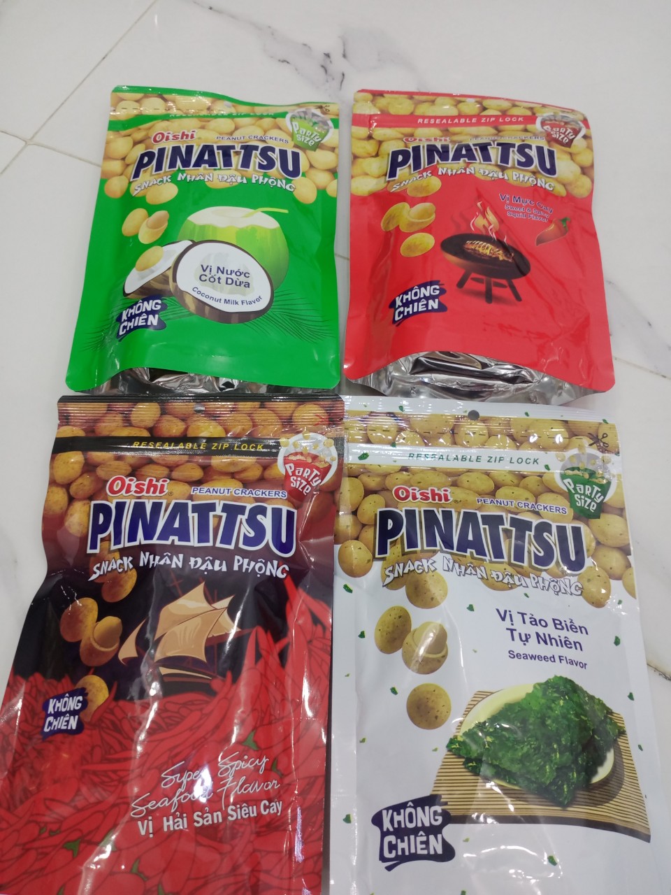 Combo 4 bịch đậu phộng Pinatsu 85g