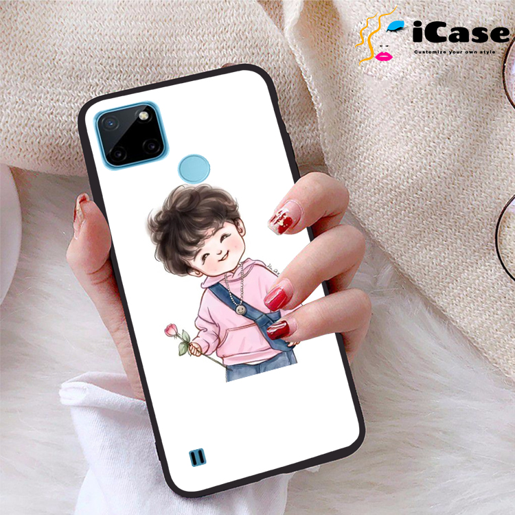 Ốp lưng Realme C21Y viền dẻo TPU BST Chibi