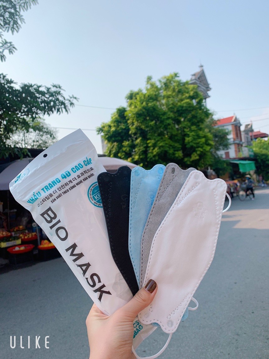 Thùng 100 CHIẾC KHẨU TRANG 4D KF94 BiO