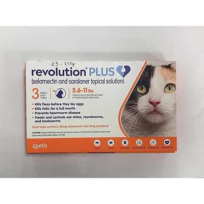 Nhỏ gáy trị rận Revolution Plus cho mèo