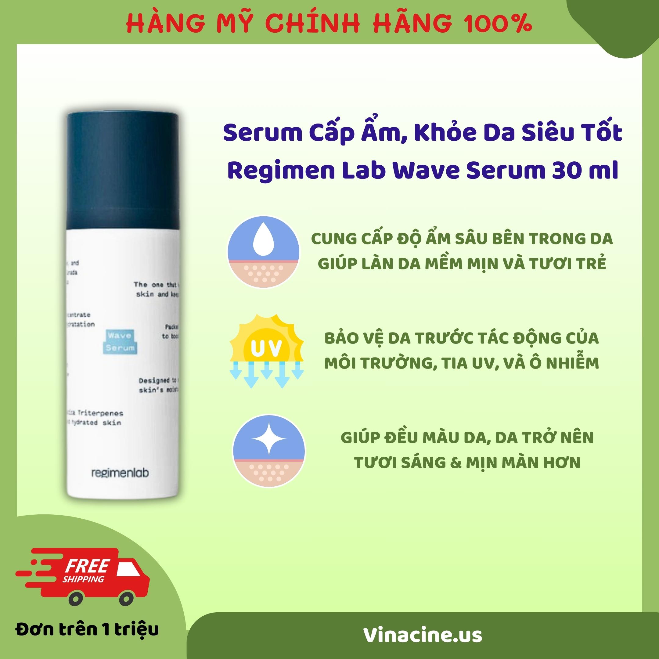 Serum Cấp Ẩm, Khỏe Da Siêu Tốt Regimen Lab Wave Serum 30 ml Lazada.vn