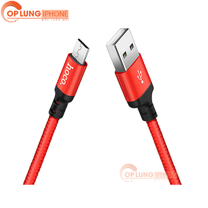 CÁP DÙ SẠC NHANH MICRO USB DÀI 1 2 MÉT HOCO X14