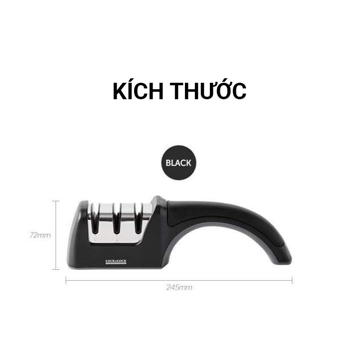 Dụng Cụ Mài Dao Kéo Lock&Lock Ckk112 (3 Lớp) [245X53X72Mm] Ckk113 (4 Lớp) [207X46X74Mm]