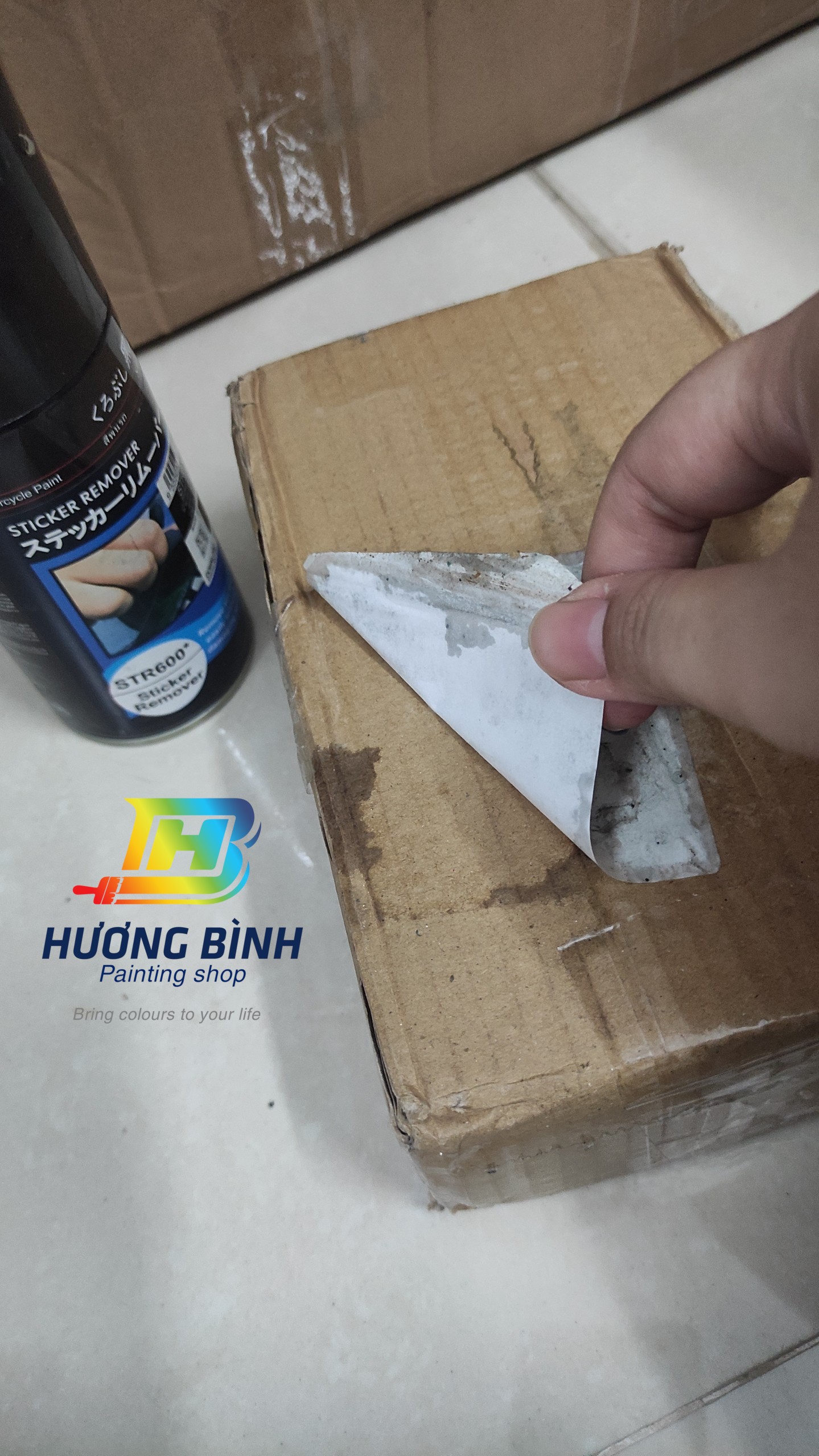 Sơn xịt lột tem (lột decal) Samurai Sticker Remover - STR600