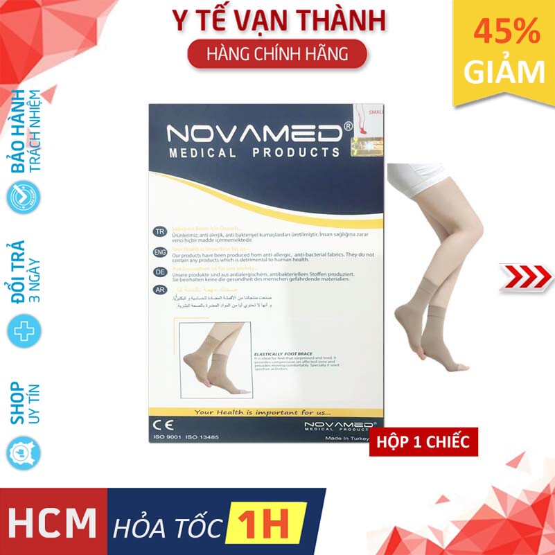 Vớ Suy Giãn Tĩnh Mạch Gót Chân- Novamed, (Tất Y Khoa) (Made In Thổ Nhĩ Kỳ) -VT0189  Thegioiykhoa