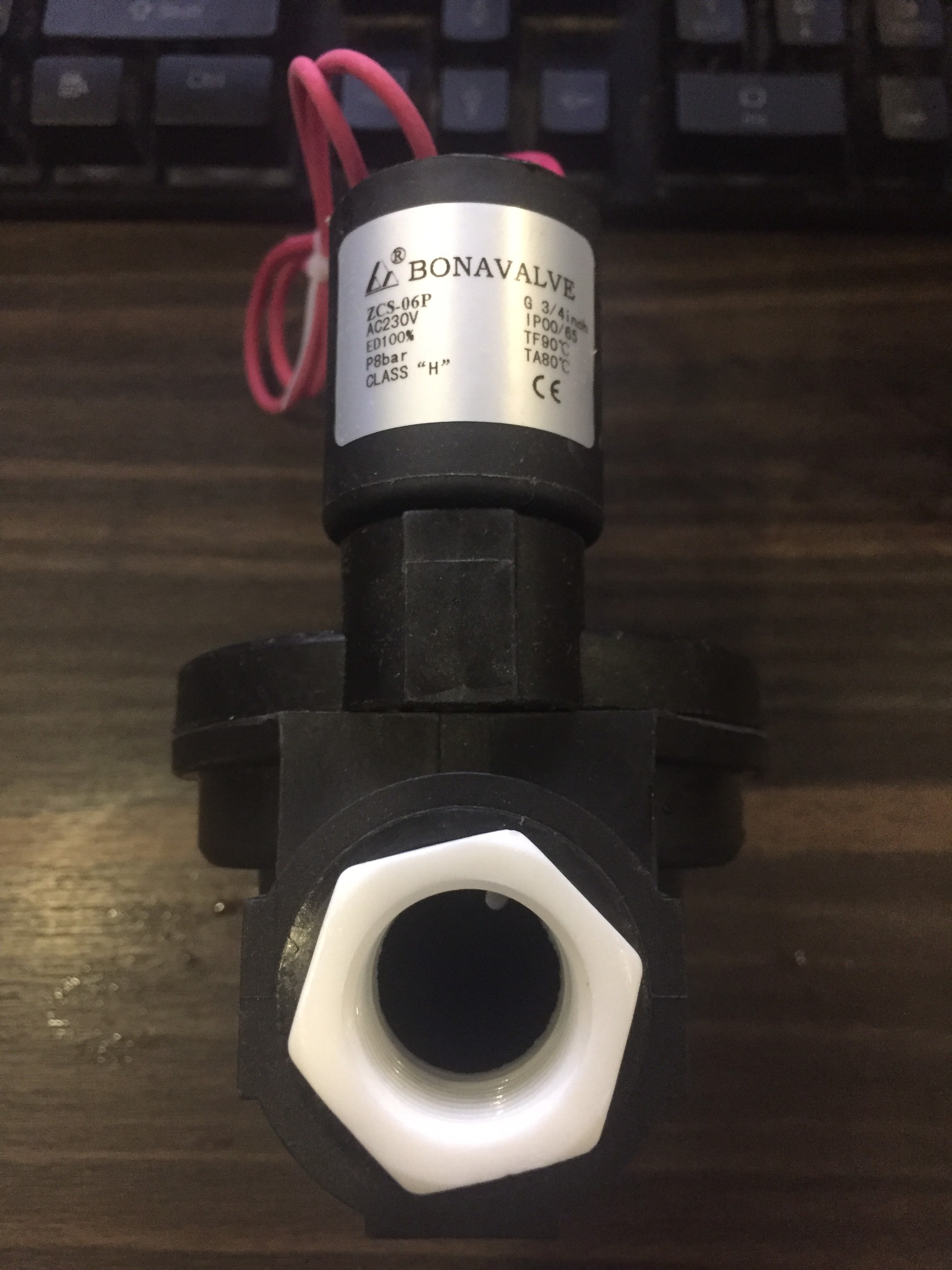 Van điện từ ngoài trời phi 34mm điện 24v