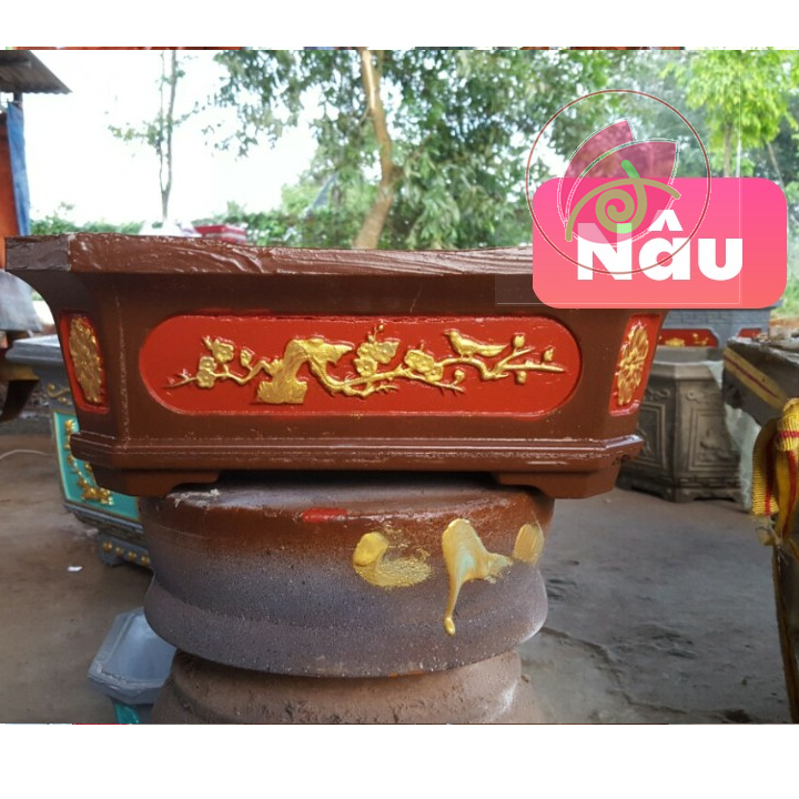 Sơn chậu hệ nước Dolphin màu nâu 1 ký