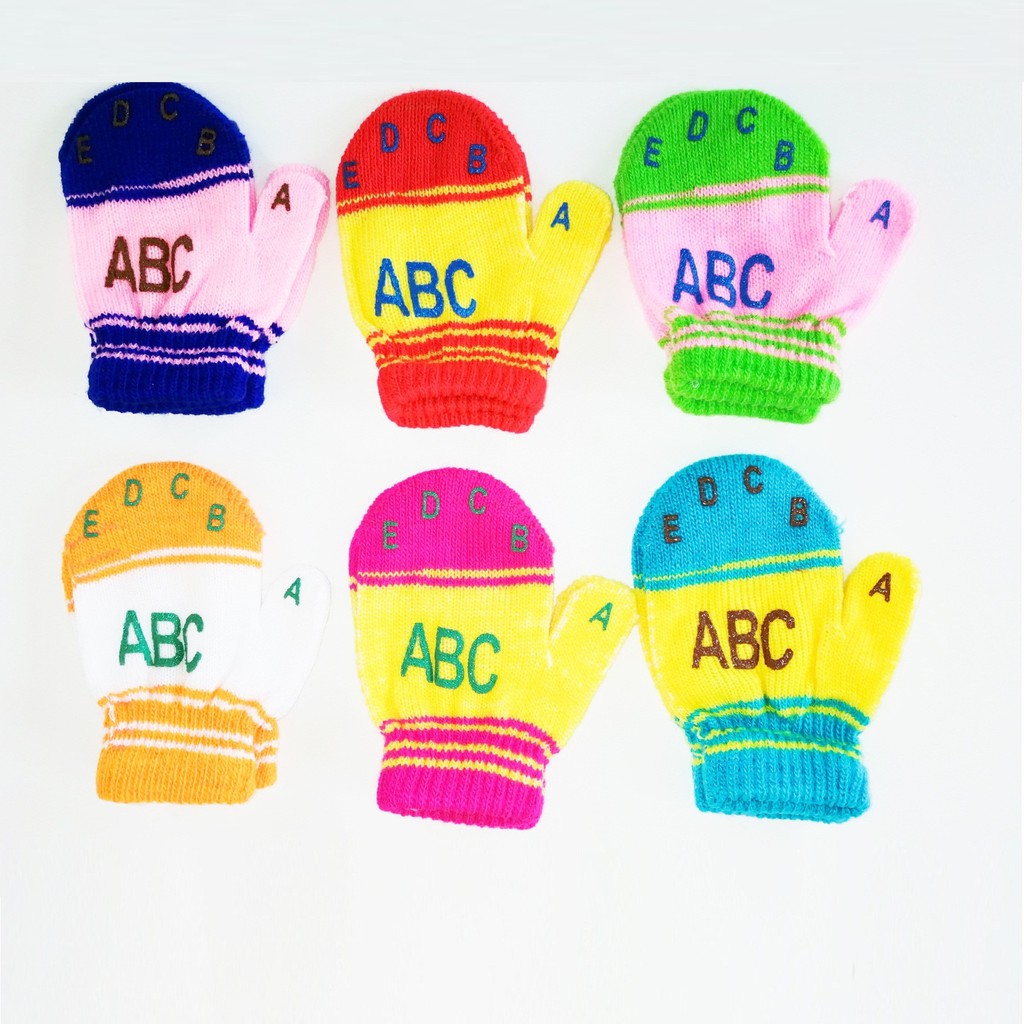 Găng tay len cho bé yêu từ 0-2 tuổi