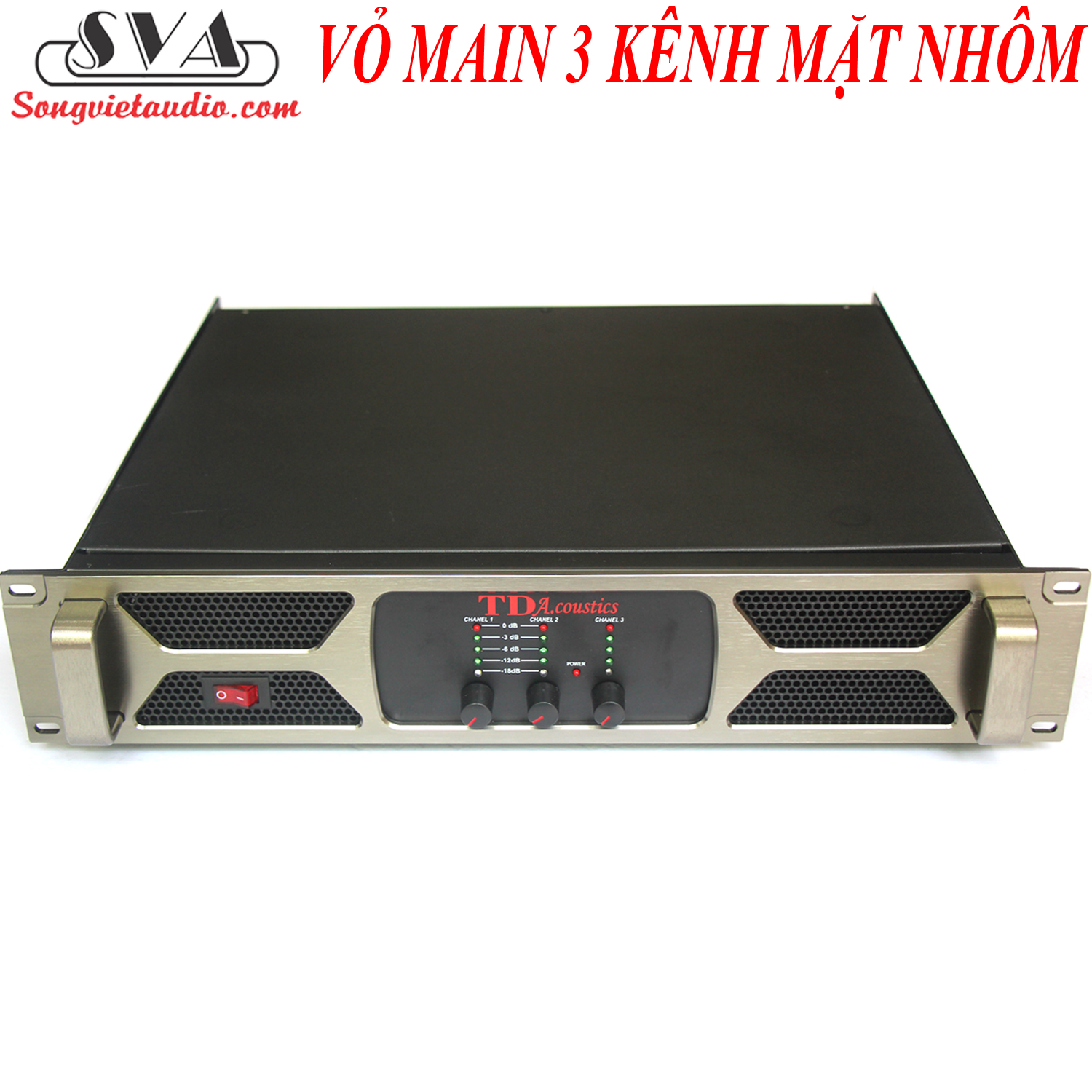 VỎ MAIN 3 KÊNH MẶT NHÔM