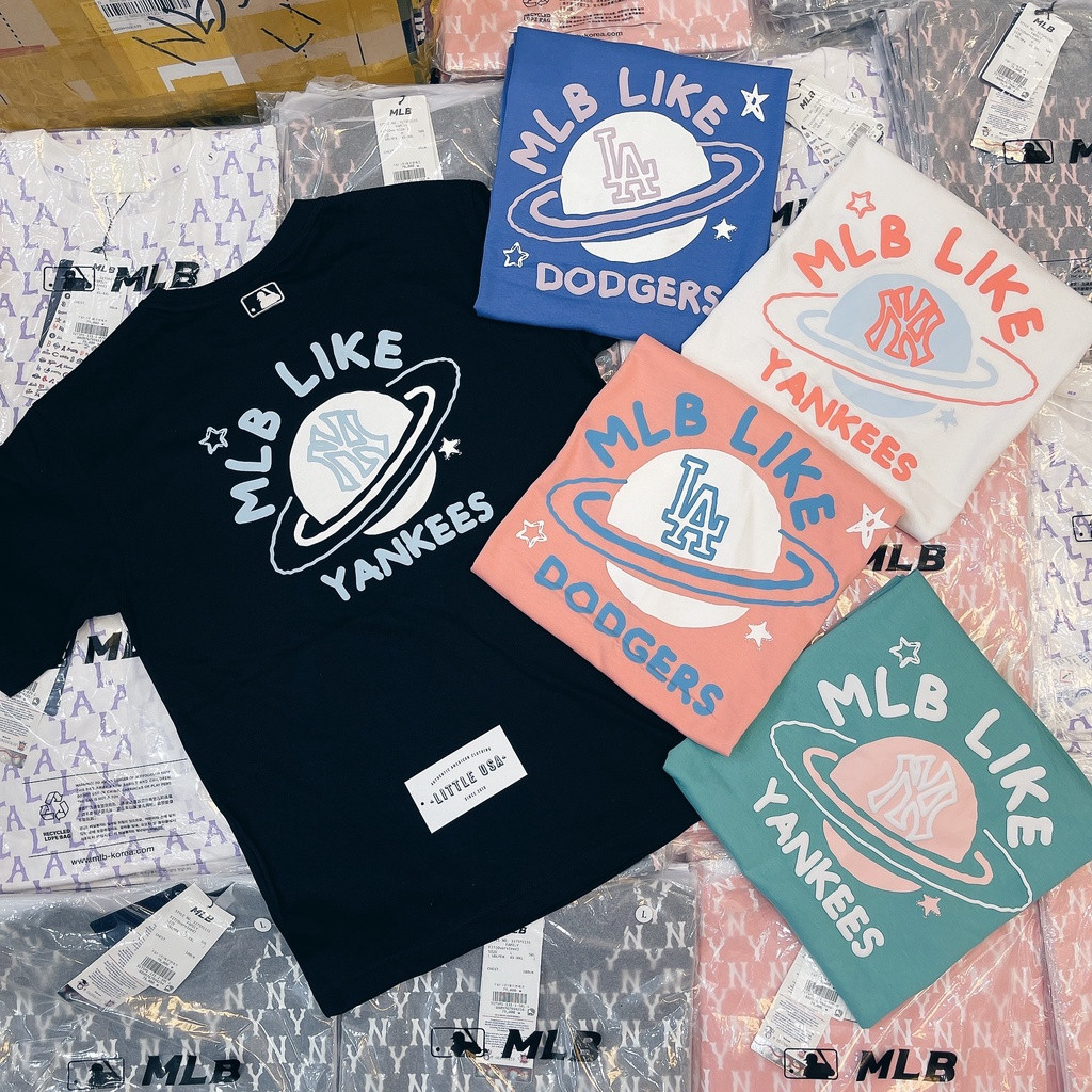 [HCM][MLB] Áo thun cổ tròn ngắn tay LIKE M.L.B N-Y