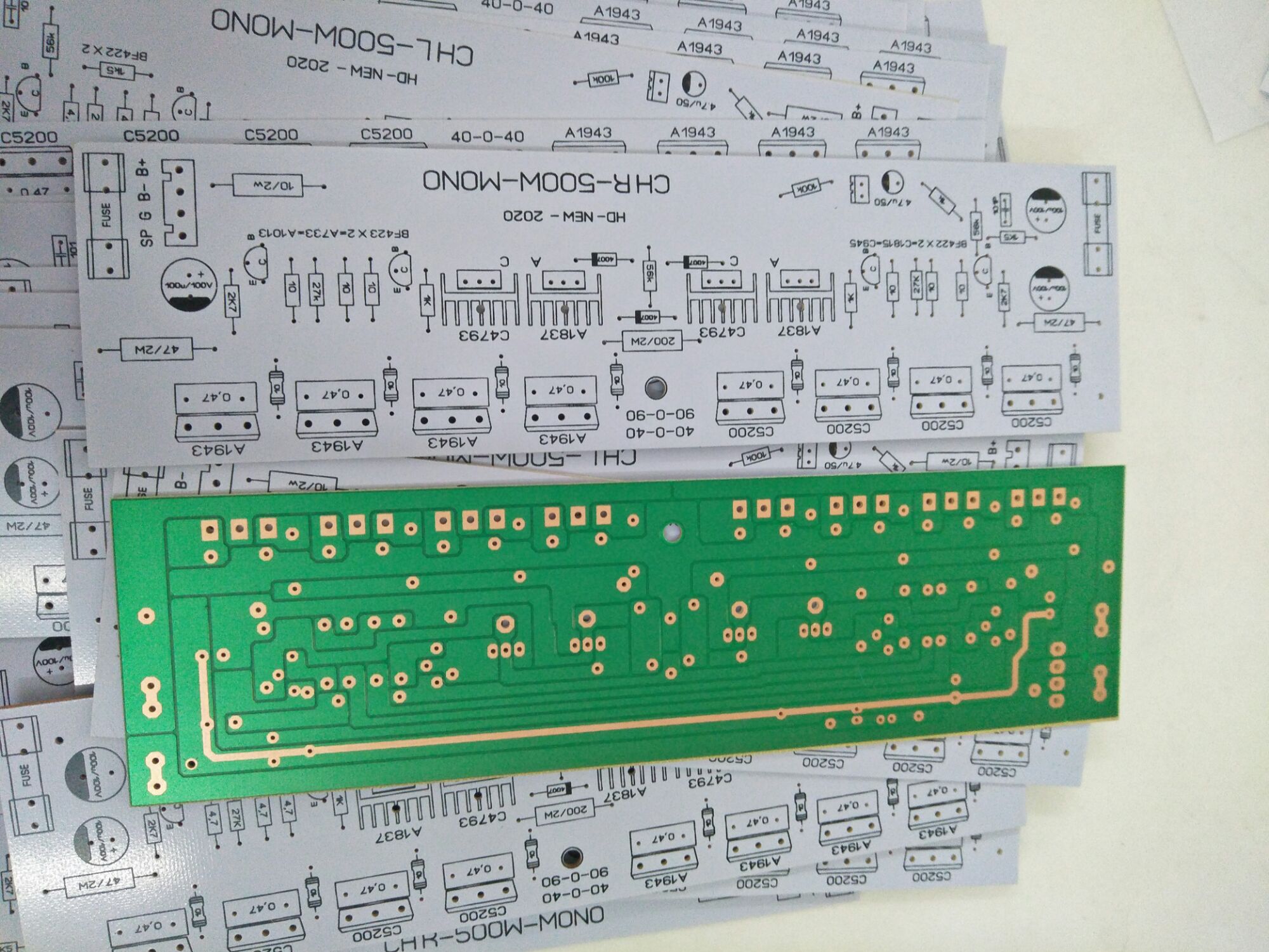 pcb 8 sò 1 kênh sợi thuỷ tinh cao cấp ( giá bán theo cặp pcb)