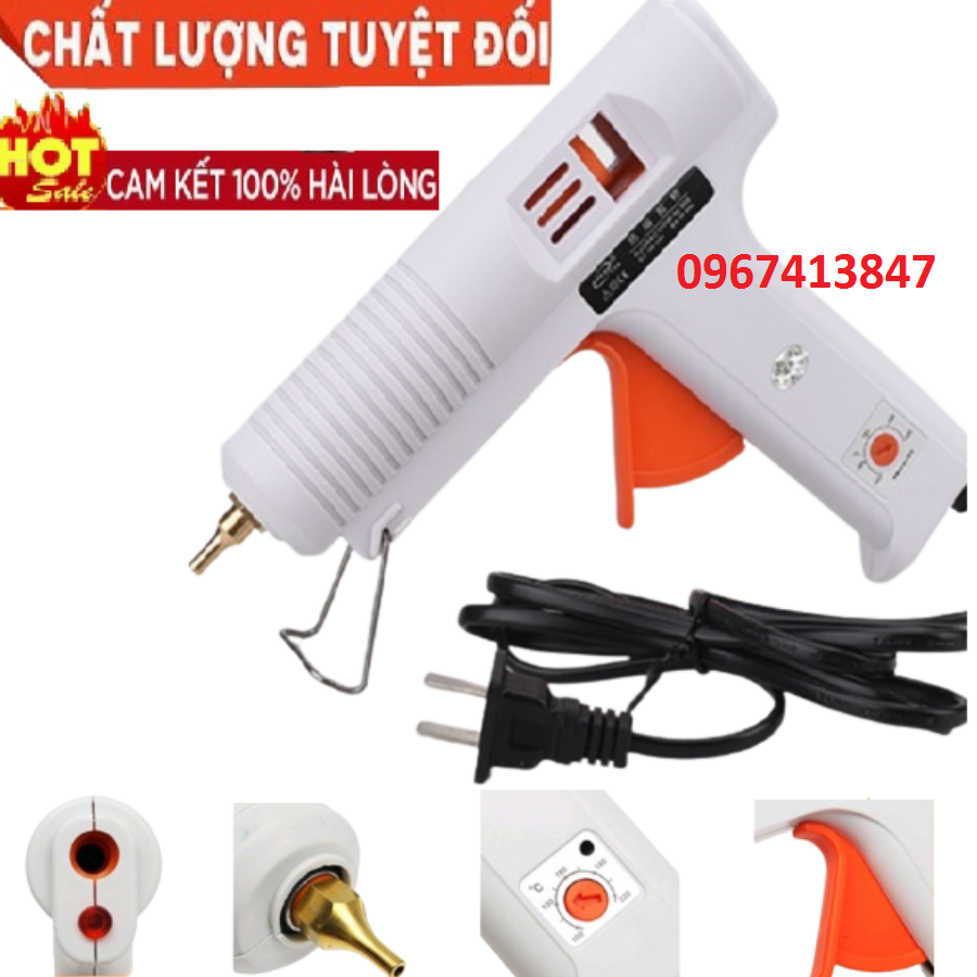 [Hàng chính hãng] Súng bắn keo nến to có nút điều chỉnh nhiệt độ.