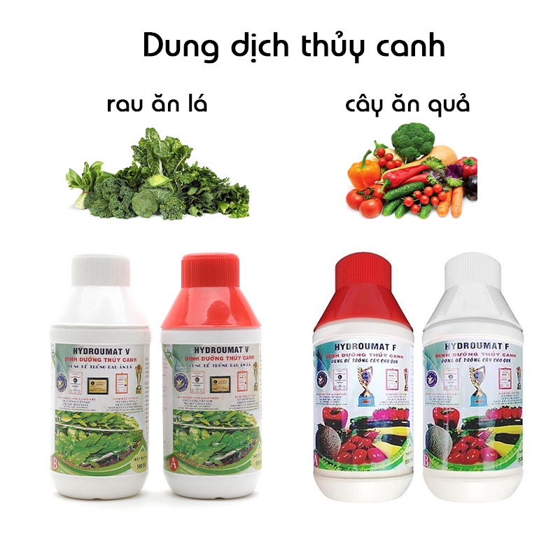 Dung dịch dinh dưỡng thủy canh HydroUmat / HydroLindo | Thủy Canh Cần Thơ