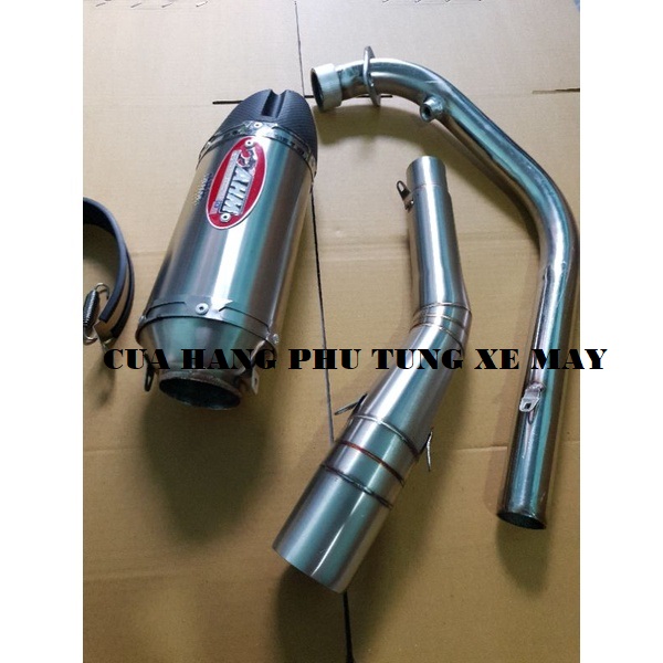 Pô ahm m3 kèm cổ 2 khúc gắn ex135, ex150, ex155, winner 150, winner x, sonic