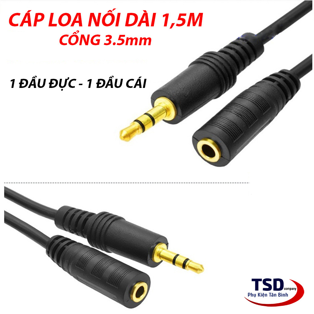 Cáp 3.5 nối dài 1.5m, 3m