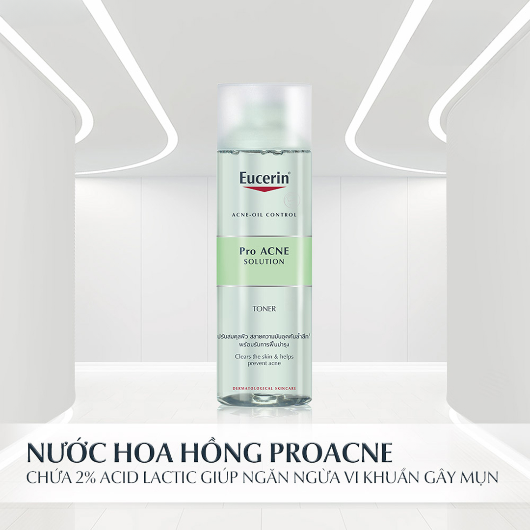 Toner Eucerin Dành Cho Da Nhờn Mụn Pro Acne Solution Toner Hasaki Sản Phẩm Chính Hãng