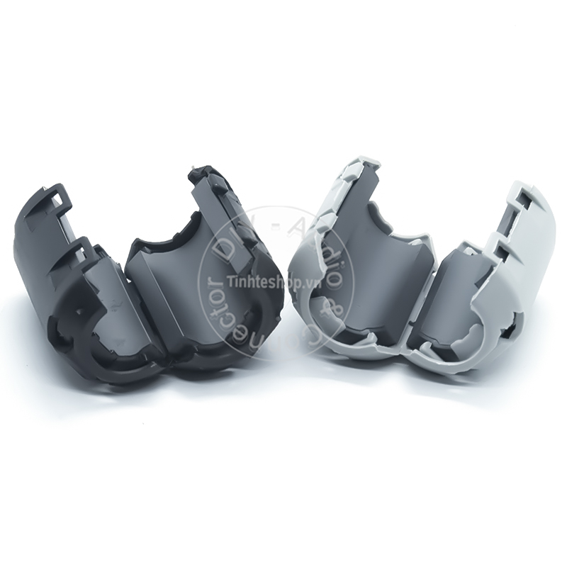Kẹp ferrite lọc nhiễu EMI RFI cho Dây điện Dây âm thanh Cáp nguồn âm thanh OD13mm 1 chiếc