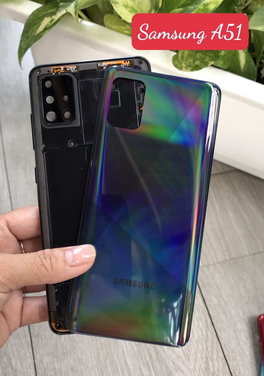 Bộ vỏ Samsung A51(kèm phím +kính camera)