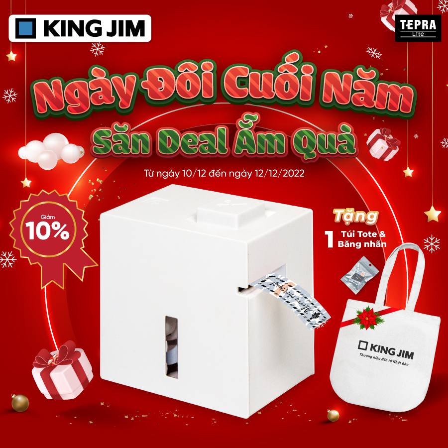 Máy in nhãn Tepra Lite LR30GS siêu cute