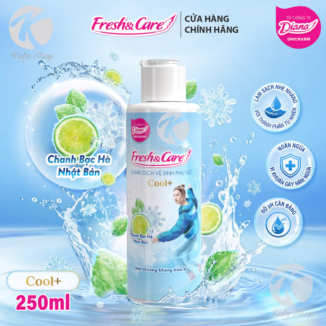 Dung Dịch Vệ Sinh Phụ Nữ Diana FRESH & CARE 150ml/250ml