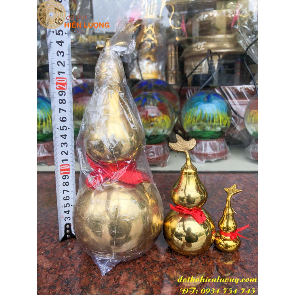 25cm high plain feng shui copper backpack