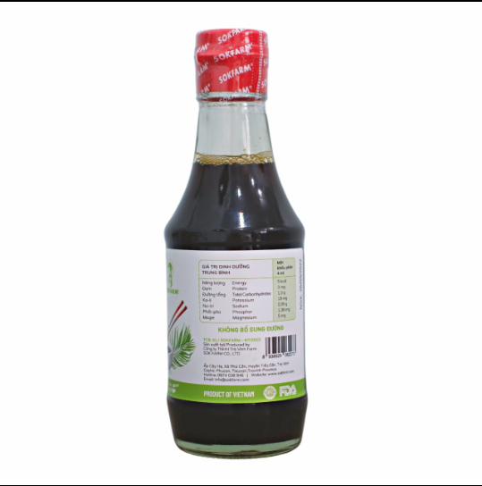 Nước tương mật hoa dừa (Sokfarm) - 200ml
