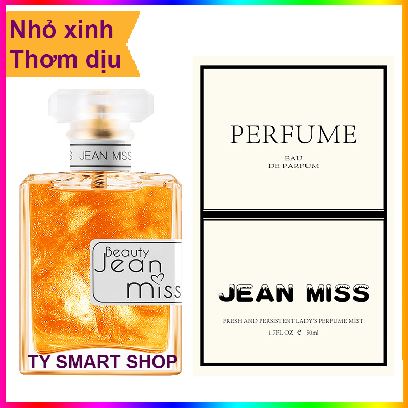 [NỮ CUTE] Nước Hoa Nữ JEAN MISS BEAUTY Trẻ Trung Hấp Dẫn Cuốn Hút Bên Mùi Thơm Lâu với Hương Thơm Ngọt Ngào Quyến Rũ Từ Thiên Nhiên Thể Tích 50ml TY SMART SHOP