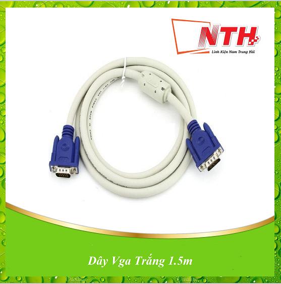 Dây vga trắng 1.5m