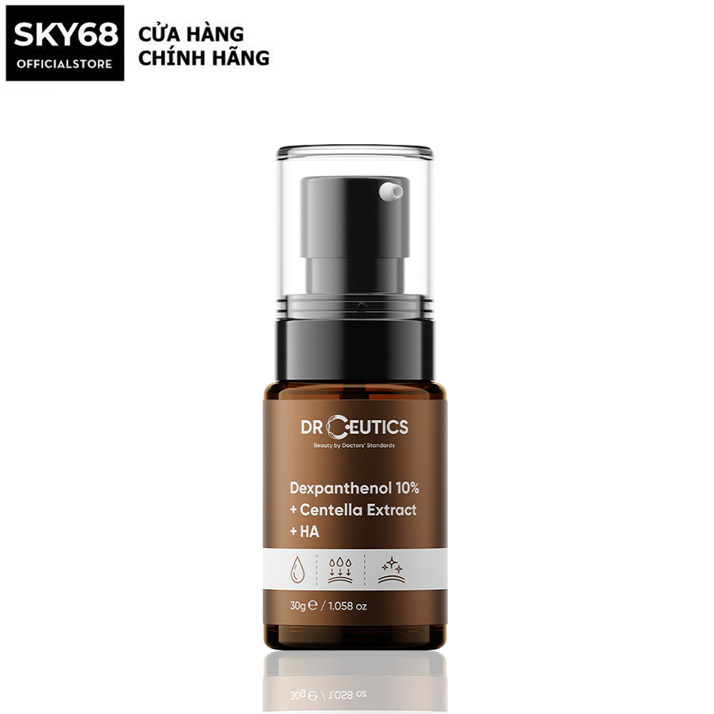 Serum b5 drceutics cấp ẩm và phục hồi da dexpanthenol 10% + centella extract + ha 30ml