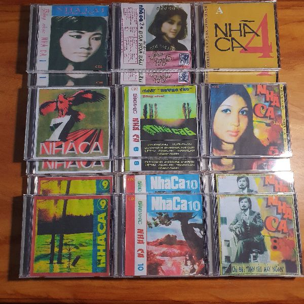 [MDCD] Đĩa Nhạc CD 1975 - Bộ 18 Đĩa CD Băng Nhạc Nhã Ca