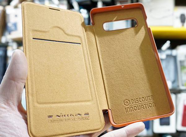 Bao da nillkin qin cho samsung galaxy s10 plus