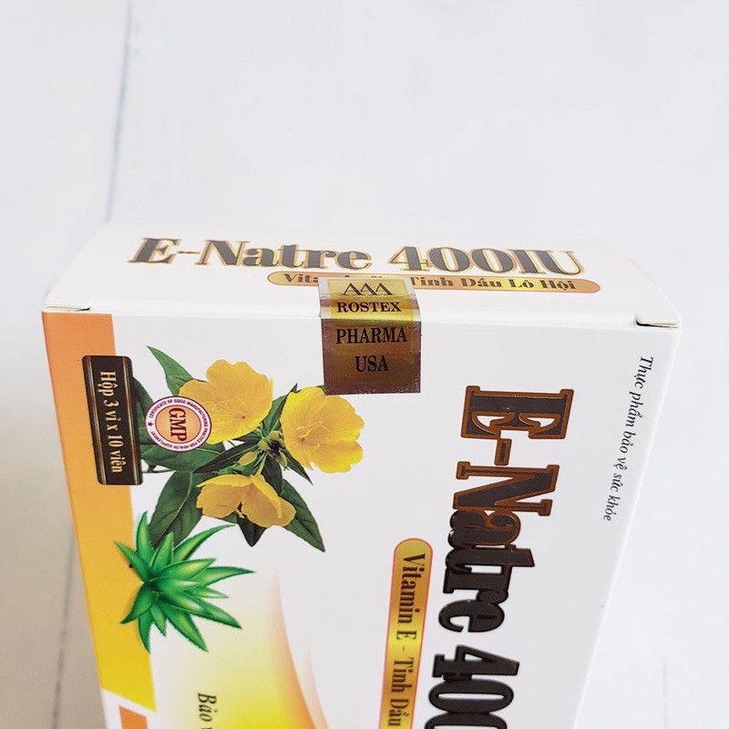 [HCM]Viên uống  E-Natre 400IU bổ sung Vitamin E