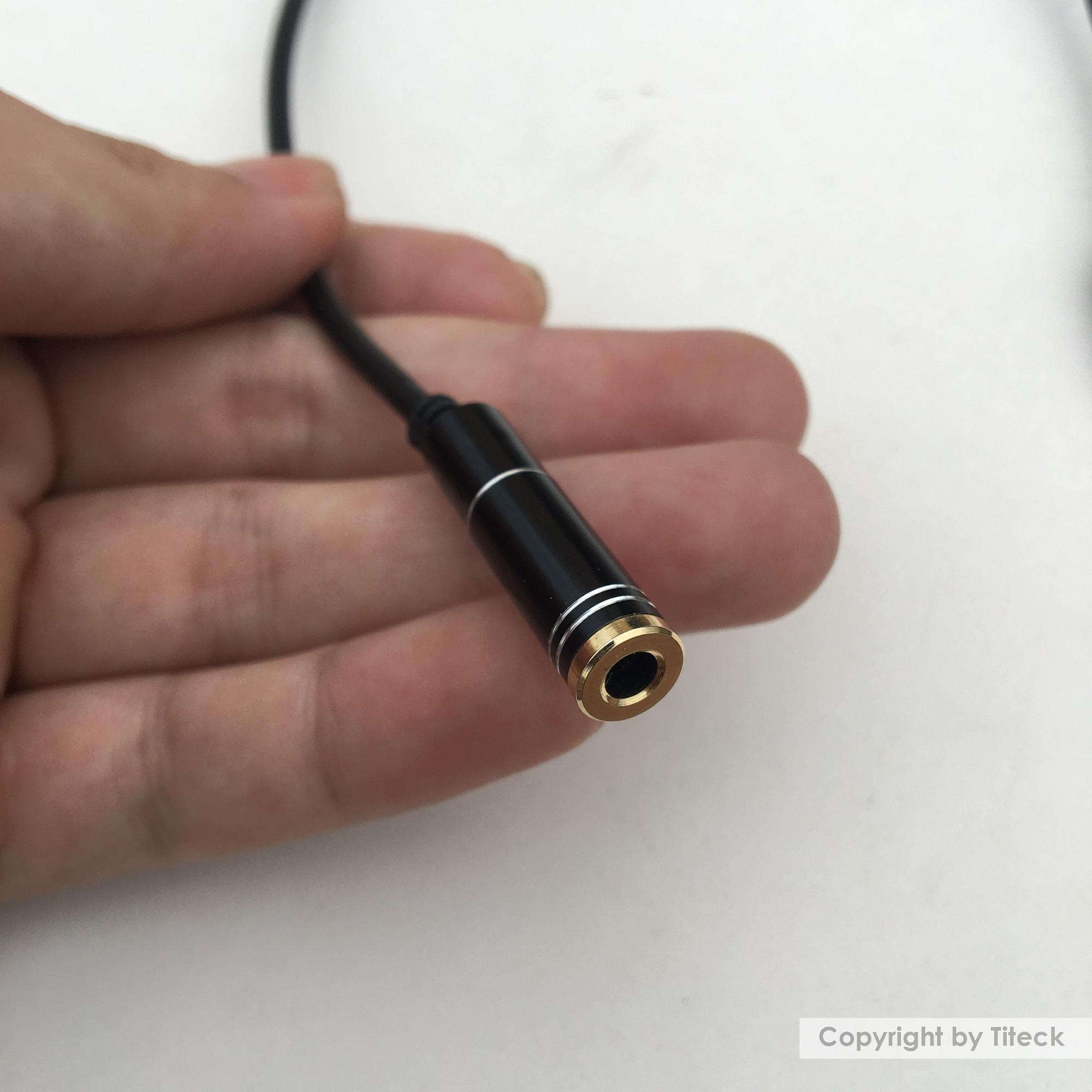 Cáp gộp Audio và Mic 3.5mm
