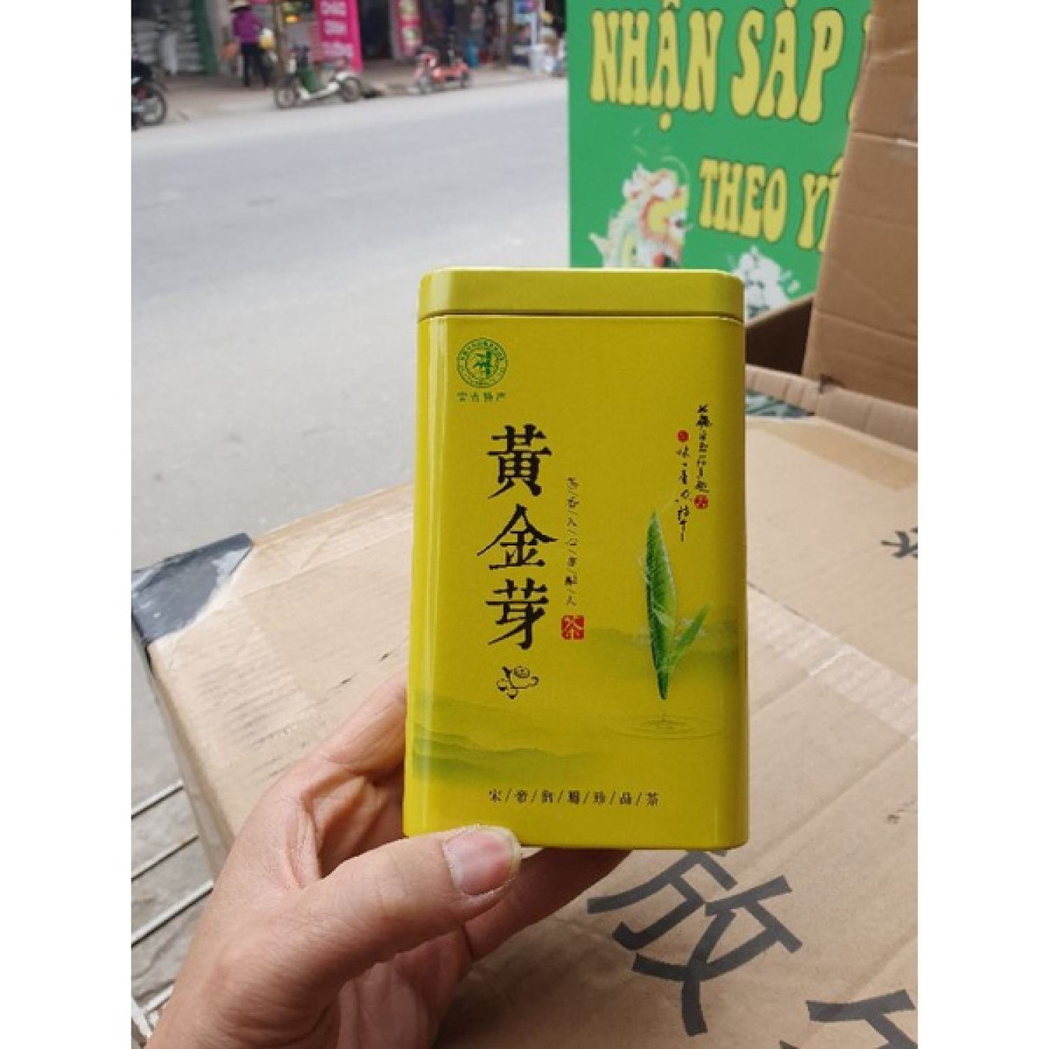 Hộp đựng chè sắt không rỉ M10D